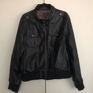C’est Toi Faux Leather Jacket